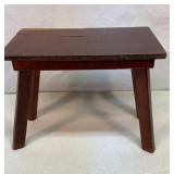 Old wood stool or plant stand