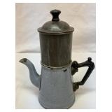 Granite ware Biggin coffee pot