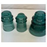 Green glass insulators