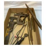 Files, C clamps, specialty saws, etc.