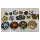 Group of vintage pins