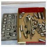 Big lot of random ratchets and sockets