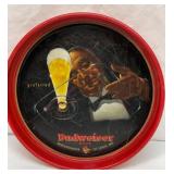 Vtg Budweiser Preferred metal beer tray