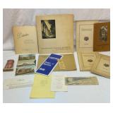 Lindenwood College ephemera and two large photos