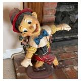 Tall walking Pinocchio