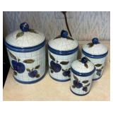 Lefton ceramic canister set