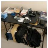 Items above and below table. Table included