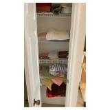 Hall closet with towels