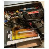 Weller soldering gun and accessories in case