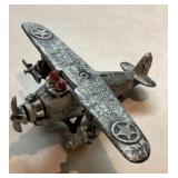 Cast iron airplane decor