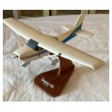 Cessna model 172 plane on stand