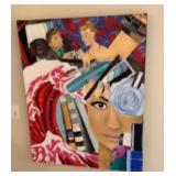 Large canvas art piece