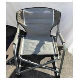 Heavy duty patio chair with side table