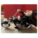 Witch on a Harley. Battery operated