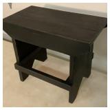 Older wood painted footstool