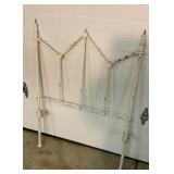 Antique metal bed frame or garden trellis