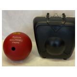 Brunswick bowling ball and hard shell case