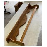 50 inch wall mount quilt bar shelf