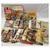 Large lot of cooking recipe pamphlet books