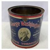 Old George Washington pipe tobacco tin