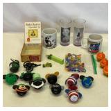 Marilyn Monroe glasses, cigar box, etc.