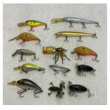 Group of vintage fishing lures