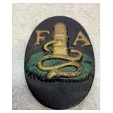 Vtg cast iron Firemans Association paperweight