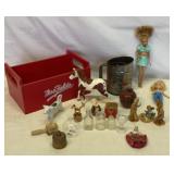 Mini bottles, butter tab press, cow creamer, etc