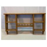 Wall mount display shelf