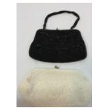 Two Vtg beaded purses