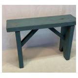 Older wood painted stool or bench