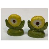 Vtg black-eyed Susan salt and pepper