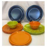 Texas Ware and Zak plates and bowls