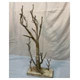 Jewelry display limb.  25 inches tall.