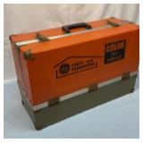 1970s GE Color TV Service carrying case