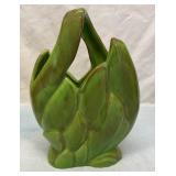 Vtg West Coast pottery artichoke vase