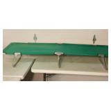 Folding aluminum camp cot