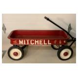 Old Radio Flyer metal wagon. Repainted