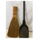 Brush broom and coal scoop