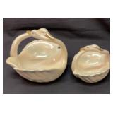 Effervescent swan trinket bowls