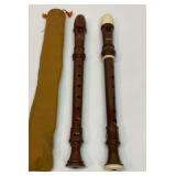 Aulos and Renaissance II recorders