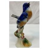 Vtg bluebird bud vase. 9 inches tall.