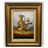 L. Habady oil on canvas with wood frame