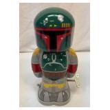 Star Wars tin litho wind up rolling Boba Fett
