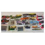 21 packages of plastic fishing lures