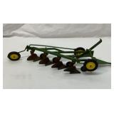 Ertl John Deere four bottom metal plow