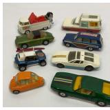 Eight Corgi toys vehicles.  Great Britain.