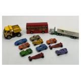 Matchbox, Buddy L, and Tootsie Toys vehicles