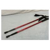 Two Sportline adjustable walking sticks