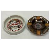 Rainbow Casino and mini roulette ashtrays